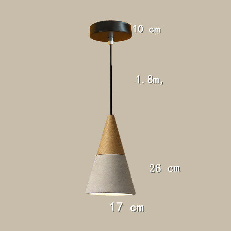 Loft Industrial Cement Pendant Light Nordic Style - Noogni