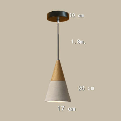 Loft Industrial Cement Pendant Light Nordic Style - Noogni