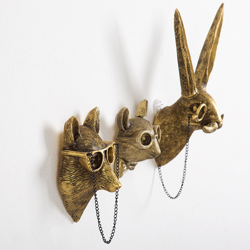 Noogni™ Antique Bronze Animal Wall Pendant - Noogni