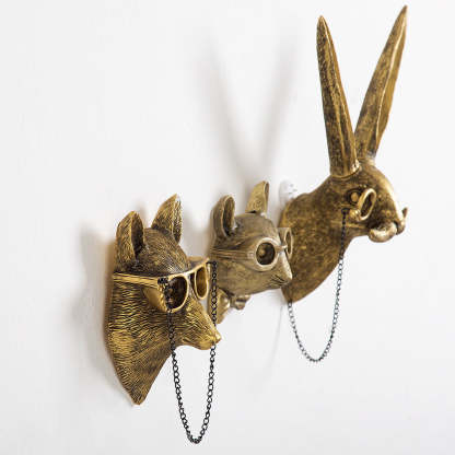 Noogni™ Antique Bronze Animal Wall Pendant - Noogni
