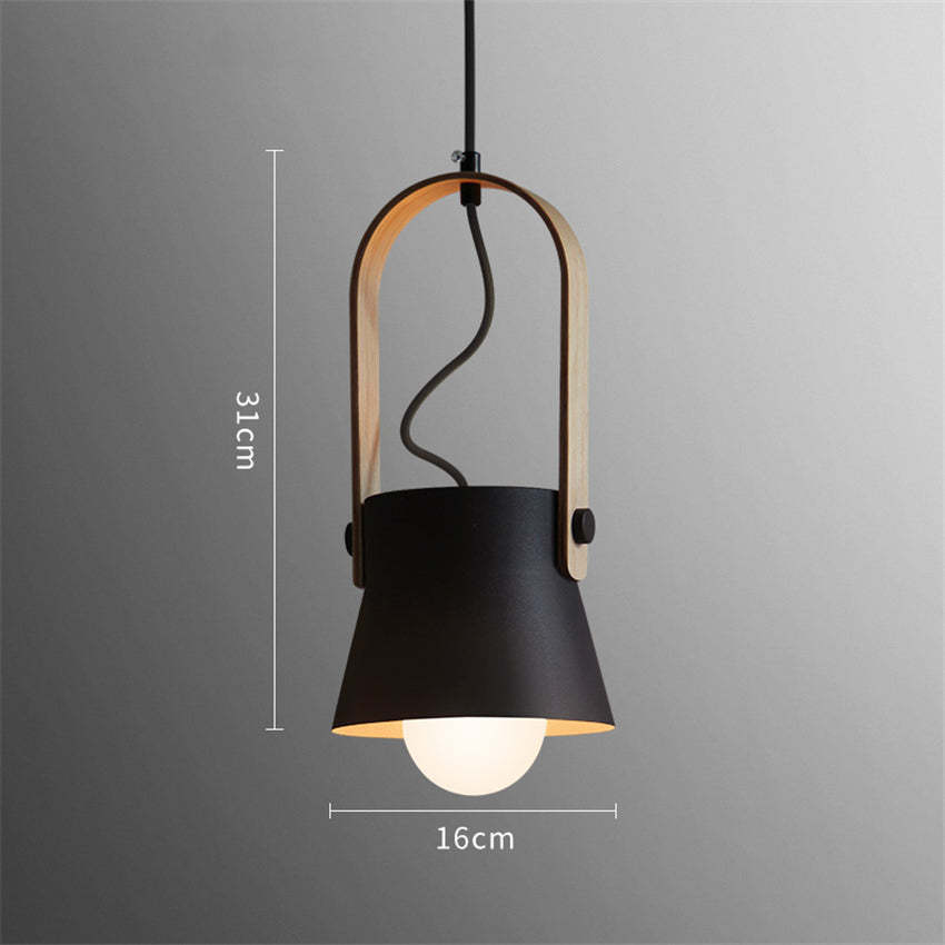 Nordic Loft LED Iron Pendant Light Industrial Retro E27 Hanging Lamp - Noogni