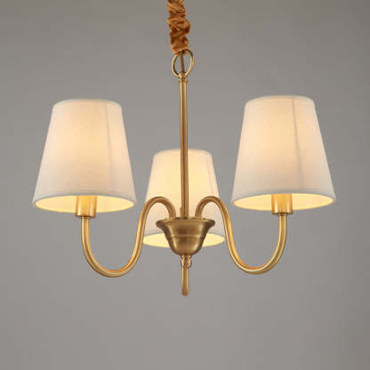 Noogni™ American Style Full Copper Fabric Pendant Light - Noogni