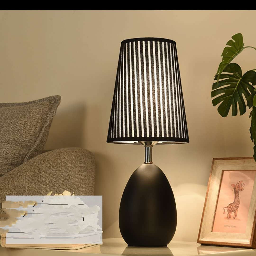 Touch Dimmable Bedside Table Lamp with Linen Shade - Noogni