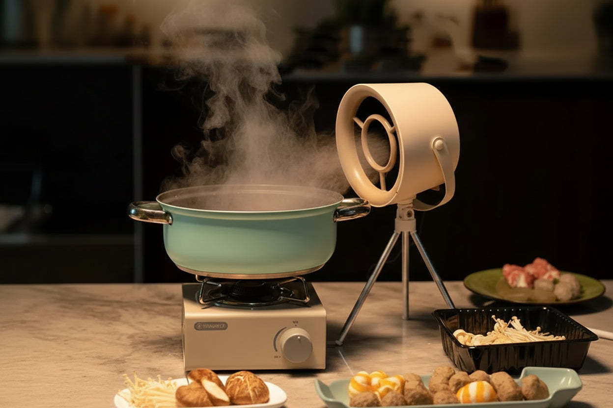 Portable Desktop Exhaust Fan Mini Kitchen Hood – USB Powered - Noogni