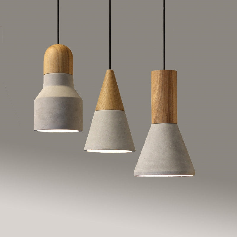 Loft Industrial Cement Pendant Light Nordic Style - Noogni