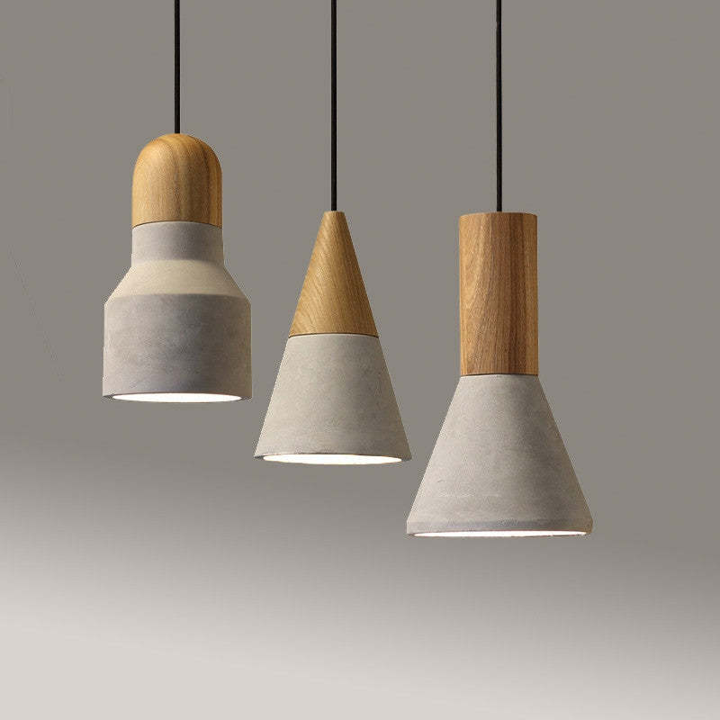 Loft Industrial Cement Pendant Light Nordic Style - Noogni