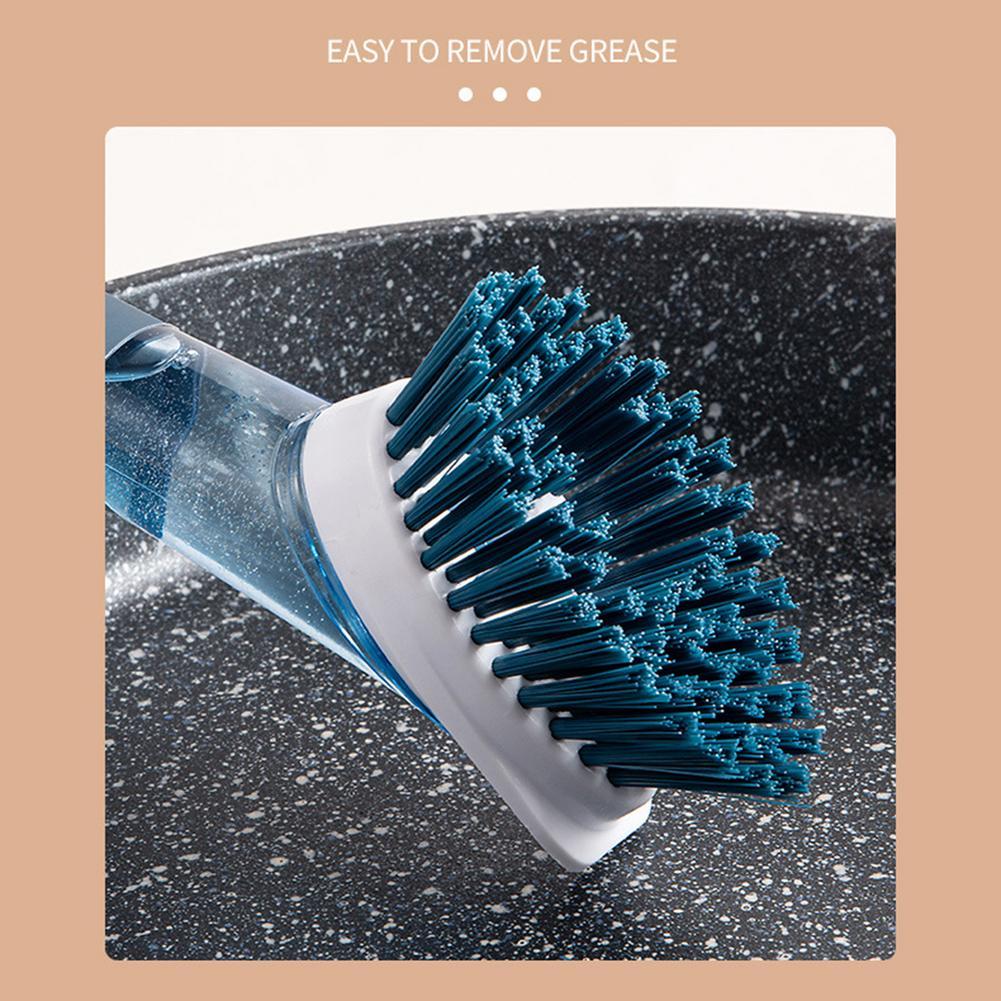 Multifunctional Dish Brush with Soap Dispenser and Long Handle - Noogni