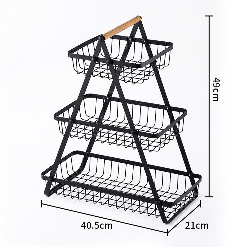 Multi-Functional Kitchen Fruit and Vegetable Storage Rack - Noogni