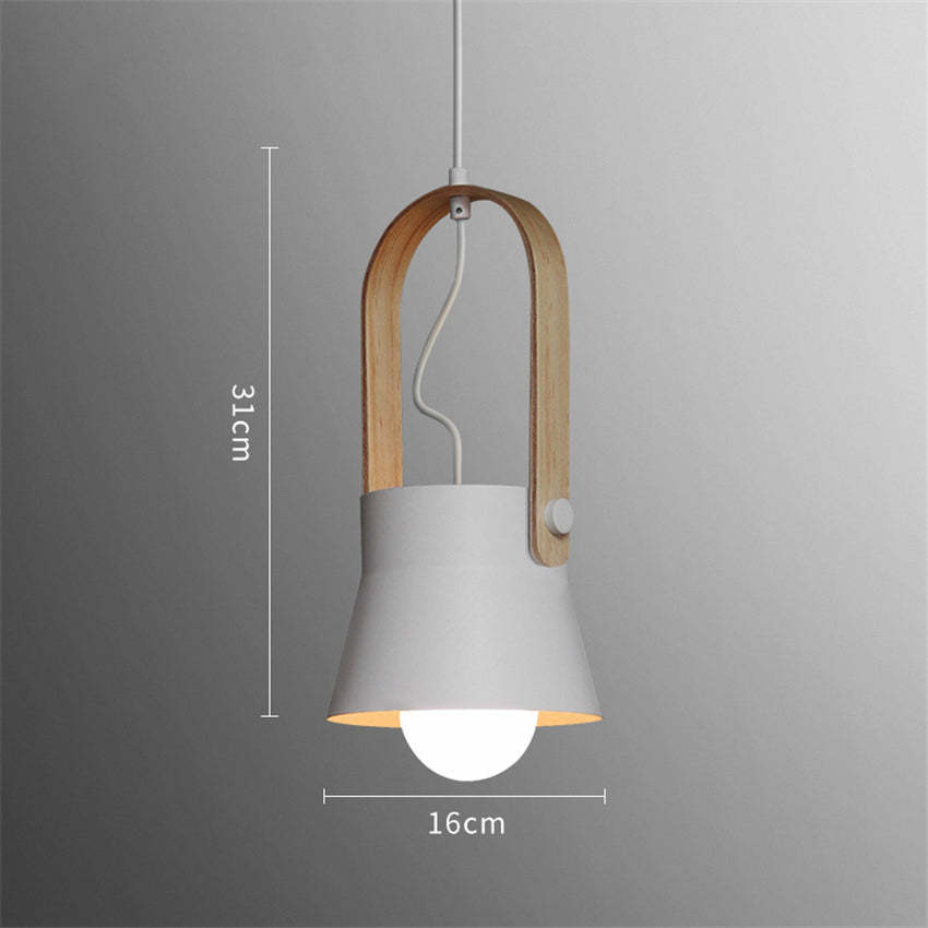 Nordic Loft LED Iron Pendant Light Industrial Retro E27 Hanging Lamp - Noogni
