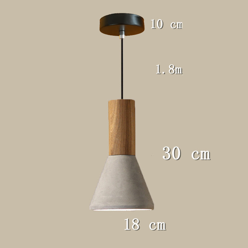 Loft Industrial Cement Pendant Light Nordic Style - Noogni