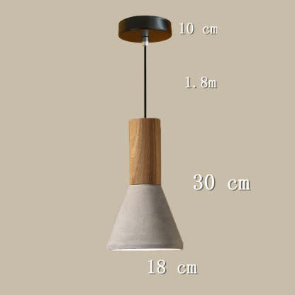 Loft Industrial Cement Pendant Light Nordic Style - Noogni