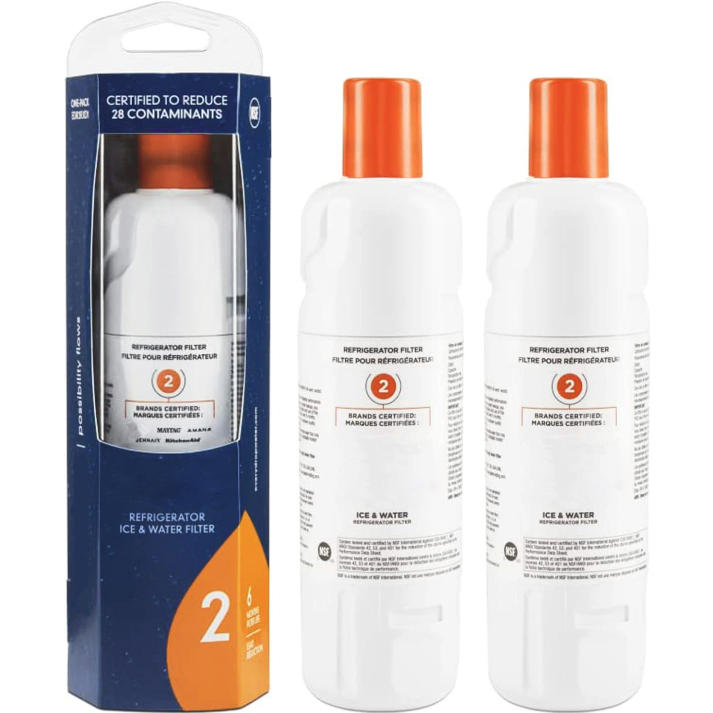 EDR2RXD1 Water Filter 2 - refrigerator water filter 2