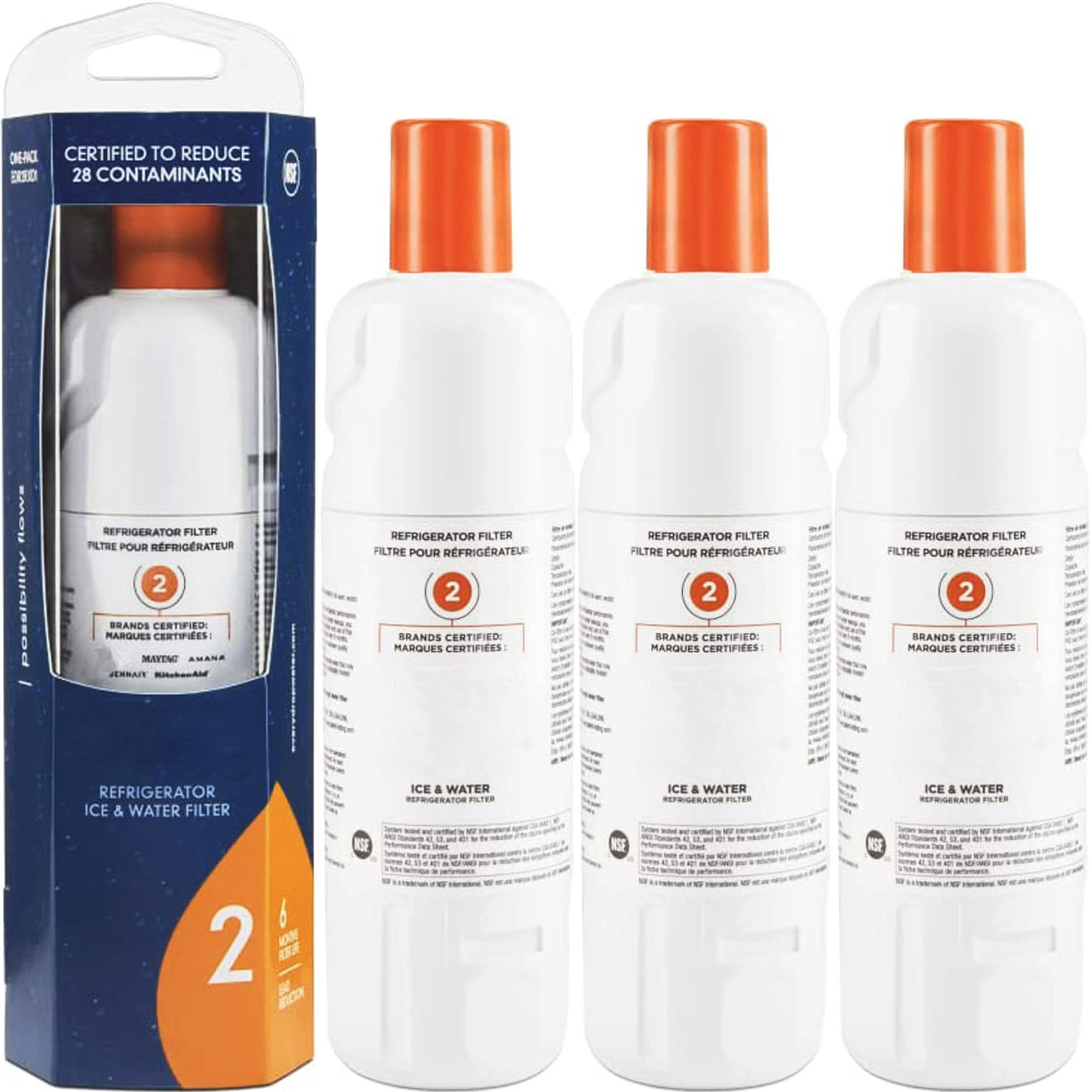 EDR2RXD1 Water Filter 2 - refrigerator water filter 2