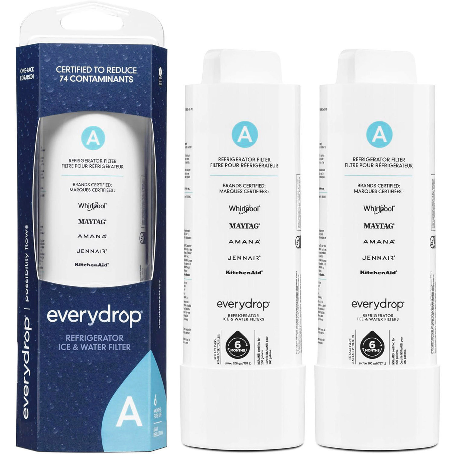 EDRARXD1 Water Filter A - refrigerator water filter A