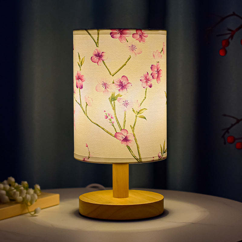 Chinese Style LED Bedside Table Lamp Decorative Night Light - Noogni