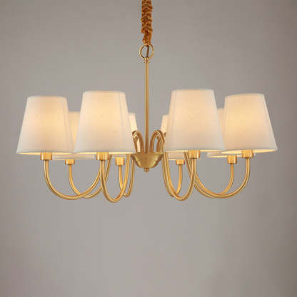 Noogni™ American Style Full Copper Fabric Pendant Light - Noogni