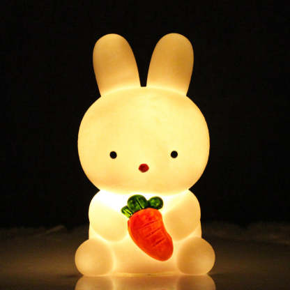 Cute Cartoon Rabbit Bedside Night Lamp for Kids - Noogni