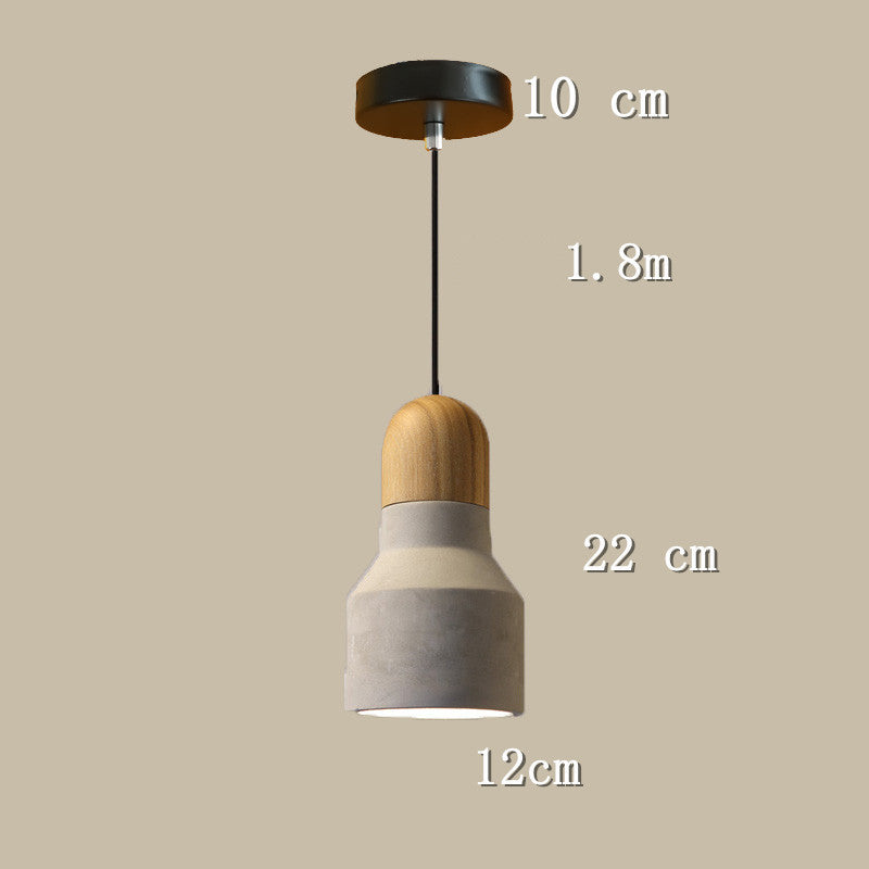 Loft Industrial Cement Pendant Light Nordic Style - Noogni