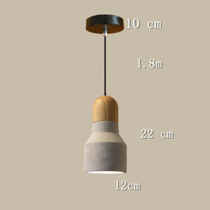 Loft Industrial Cement Pendant Light Nordic Style - Noogni
