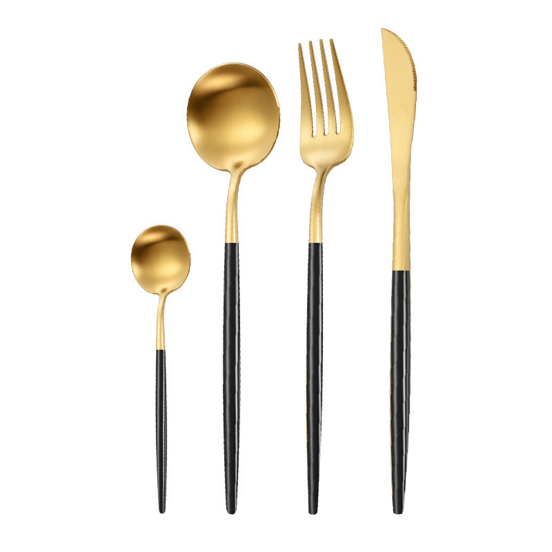 Portuguese Style 304 Stainless Steel Knife Fork Spoon Set - Noogni