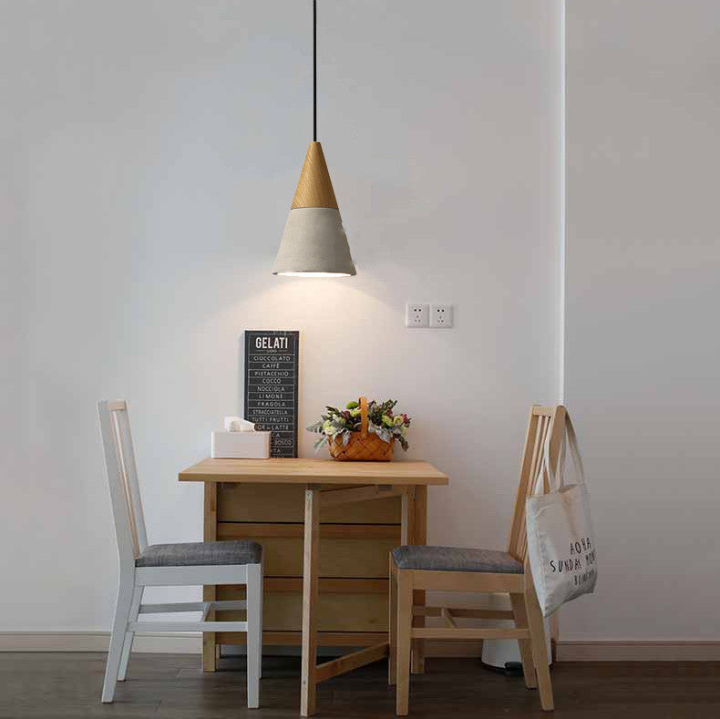 Loft Industrial Cement Pendant Light Nordic Style - Noogni
