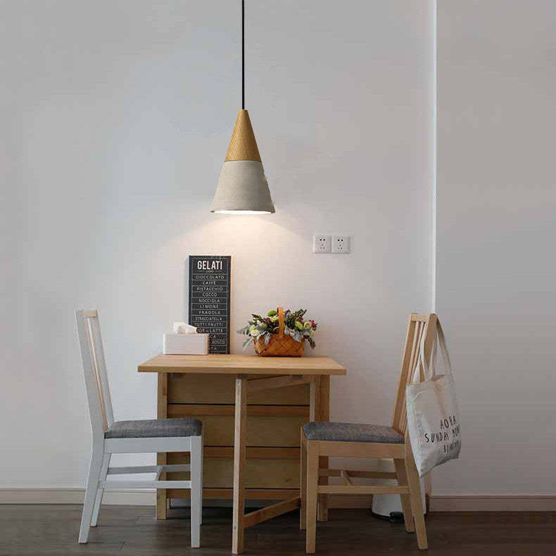 Loft Industrial Cement Pendant Light Nordic Style - Noogni