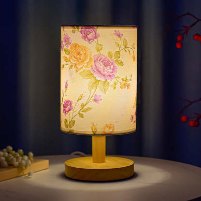 Chinese Style LED Bedside Table Lamp Decorative Night Light - Noogni