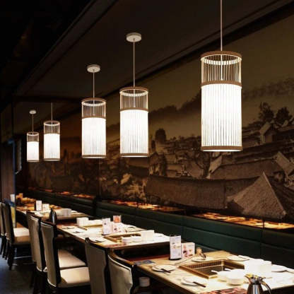 Noogni™ Bamboo Woven Creative Pendant Light - Noogni