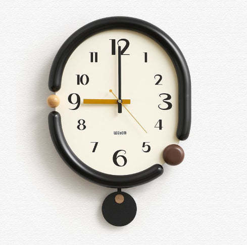 Noogni™ Minimalist Punch-Free Wall Clock - Noogni