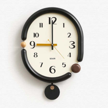 Noogni™ Minimalist Punch-Free Wall Clock - Noogni