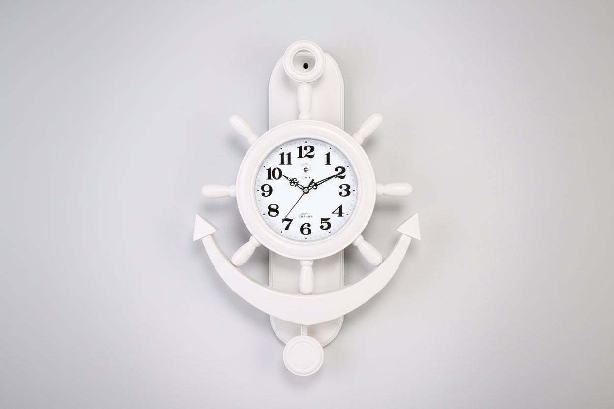 Noogni™ Mediterranean Rudder Wall Clock - Noogni