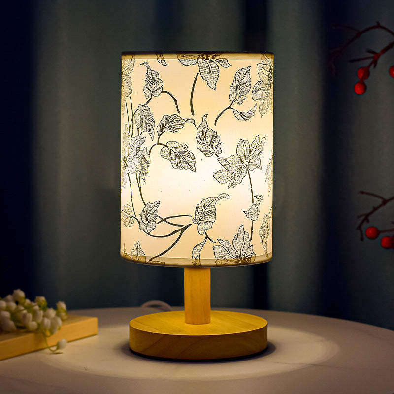 Chinese Style LED Bedside Table Lamp Decorative Night Light - Noogni