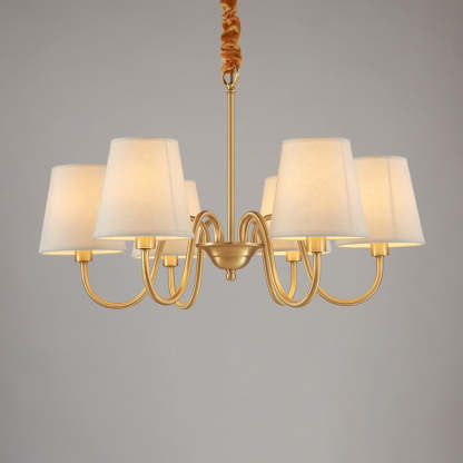 Noogni™ American Style Full Copper Fabric Pendant Light - Noogni