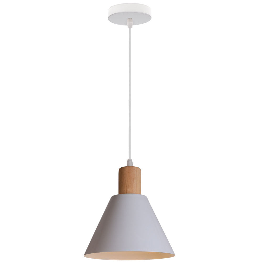 Macaron Single Head Adjustable Iron Pendant Lamp - Noogni