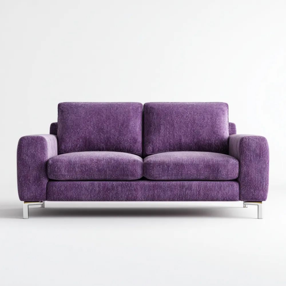Canapé deux places 150x85x80 cm – Violet – Design Moderne-Formelano