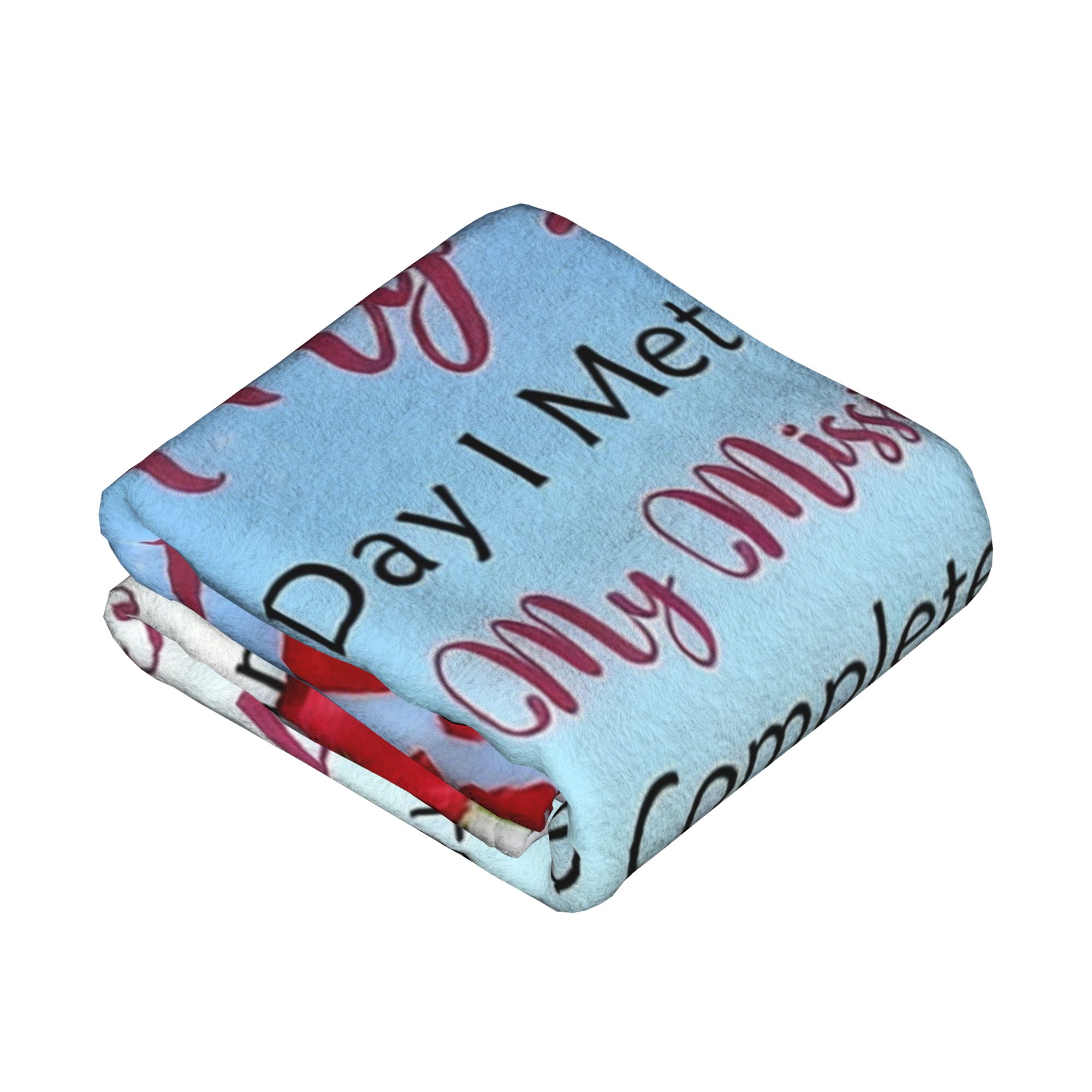 My Love" Romantic Quote Blanket – I Love You With All My Heart & Soul