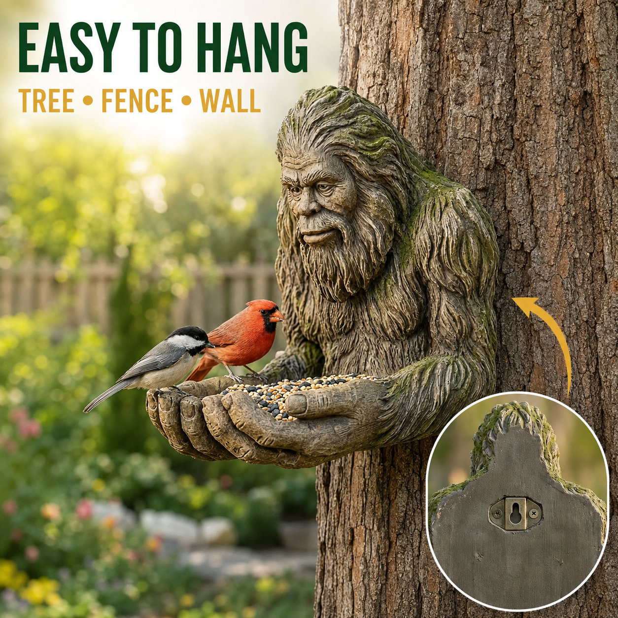 LAST DAY 50% off- -Bigfoot Bird Feeder