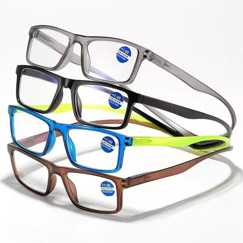 Magnetic Reading Glasses Snap Click Neck Hang Spectacles Presbyopic Eyeglasses