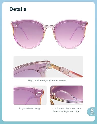 Sunglasses Womens Trendy 2026 Classic Round Retro Vintage Shades Large Frame Sunnies