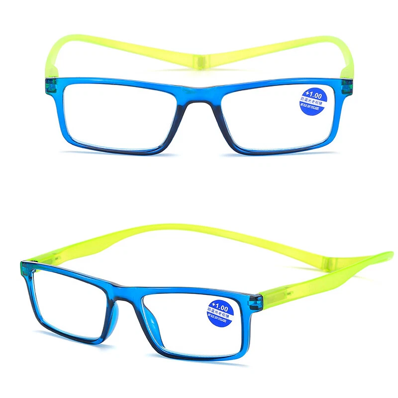 Magnetic Reading Glasses Snap Click Neck Hang Spectacles Presbyopic Eyeglasses