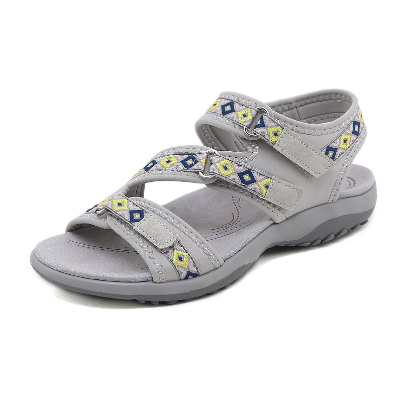 Supportive Walking Sandals with Ankle Strap