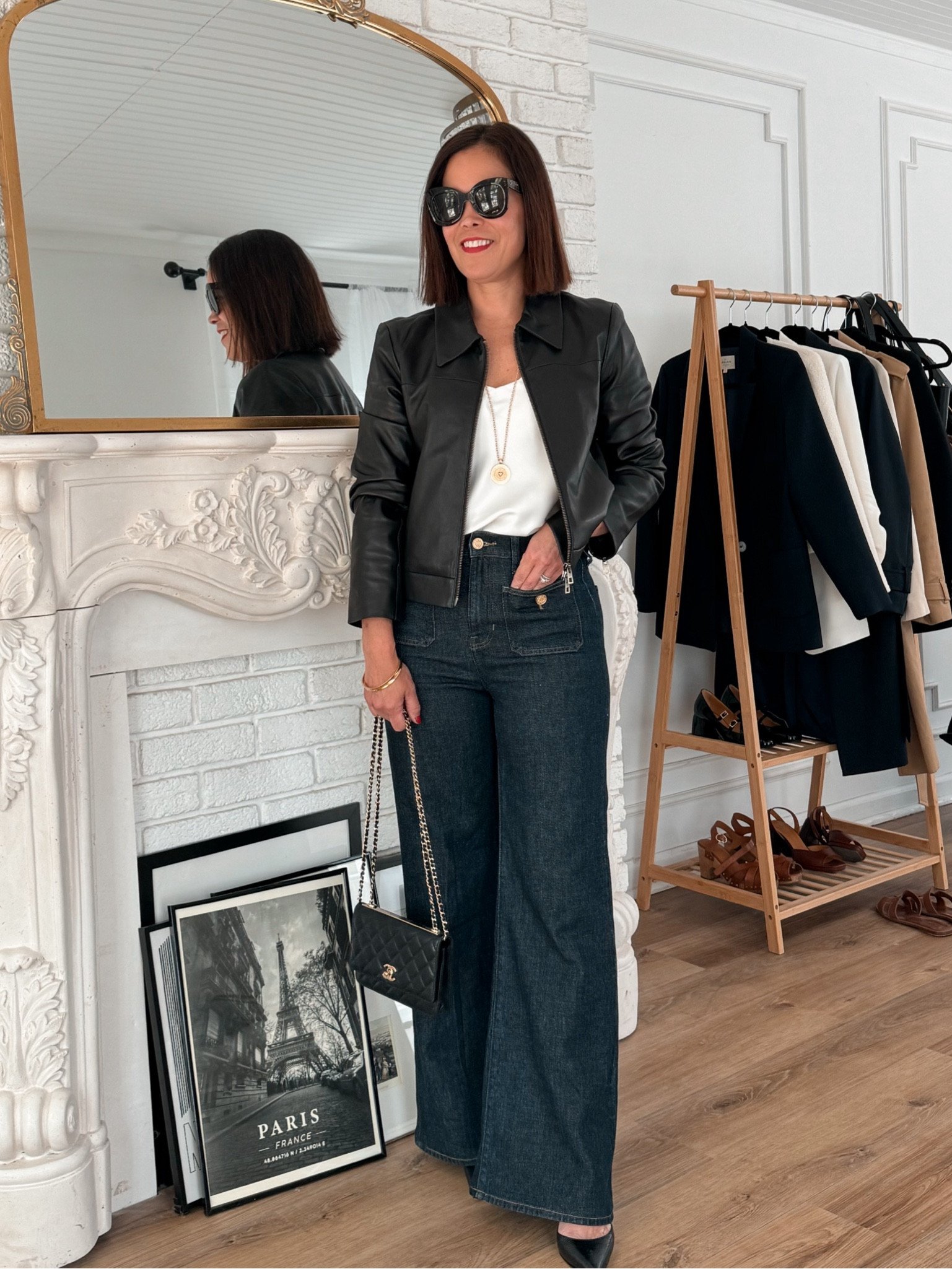 🧣🔥Spring Fashion Update👖Tummy Control Sailor Wide Leg Trouser