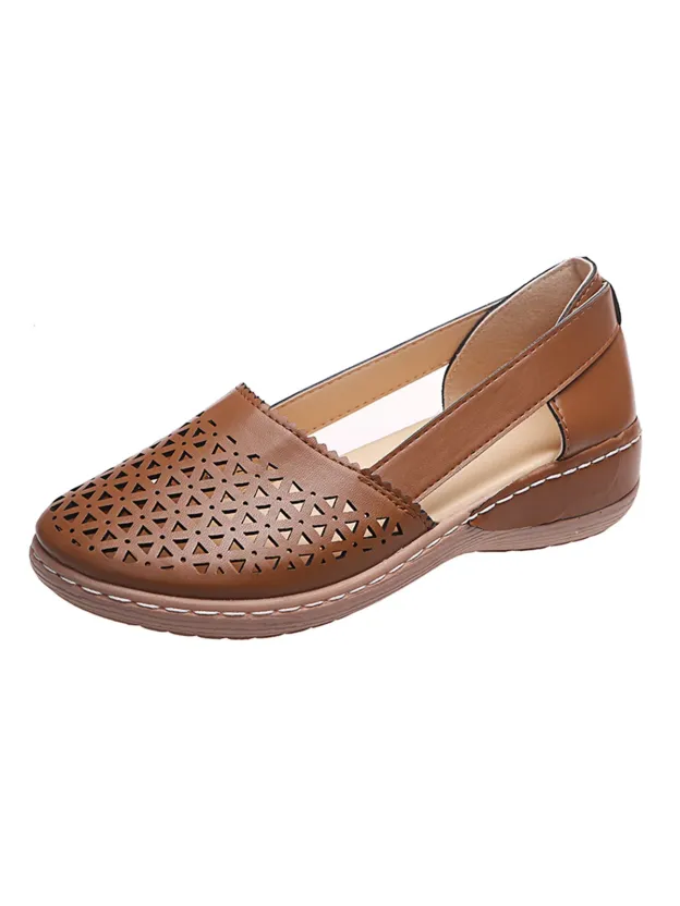 Women Wedges Orthopedic Hollow Out Sandals