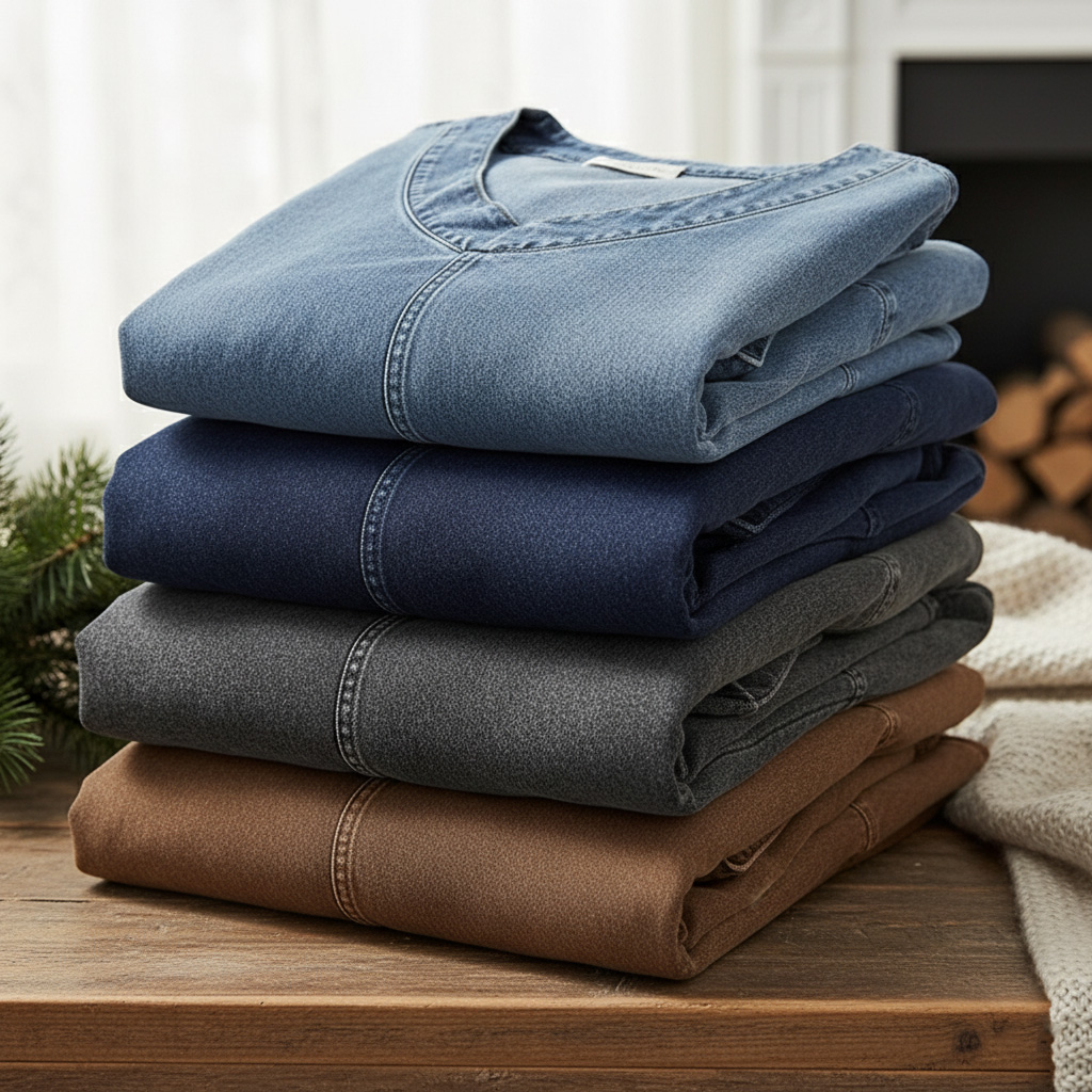 🎄 New Arrivals🔥 Women's Casual Washed Denim Cotton Top