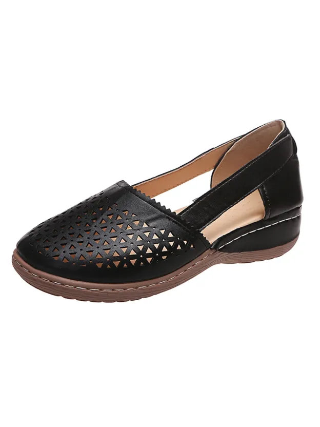 Women Wedges Orthopedic Hollow Out Sandals