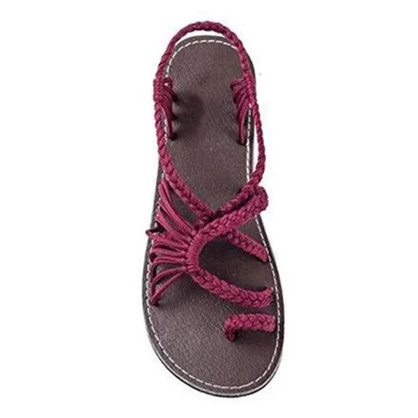 Hand Woven Flat Women's Sandals