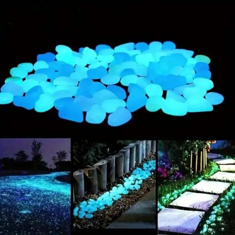 Mixed Color Luminous Garden Stones