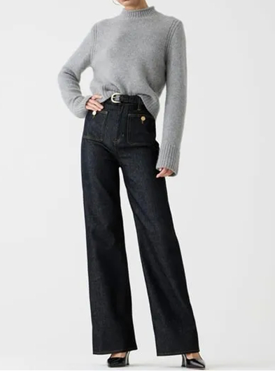 🧣🔥Spring Fashion Update👖Tummy Control Sailor Wide Leg Trouser