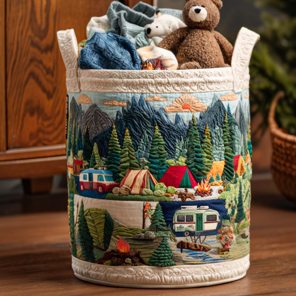 Nature Escape Quilted Laundry Basket NCU0NNT1483