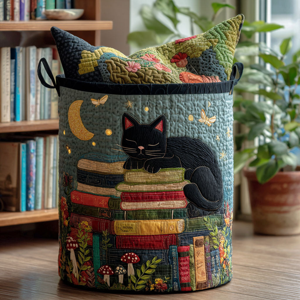 Starlit Bookland Quilted Laundry Basket NCU0PTT2400